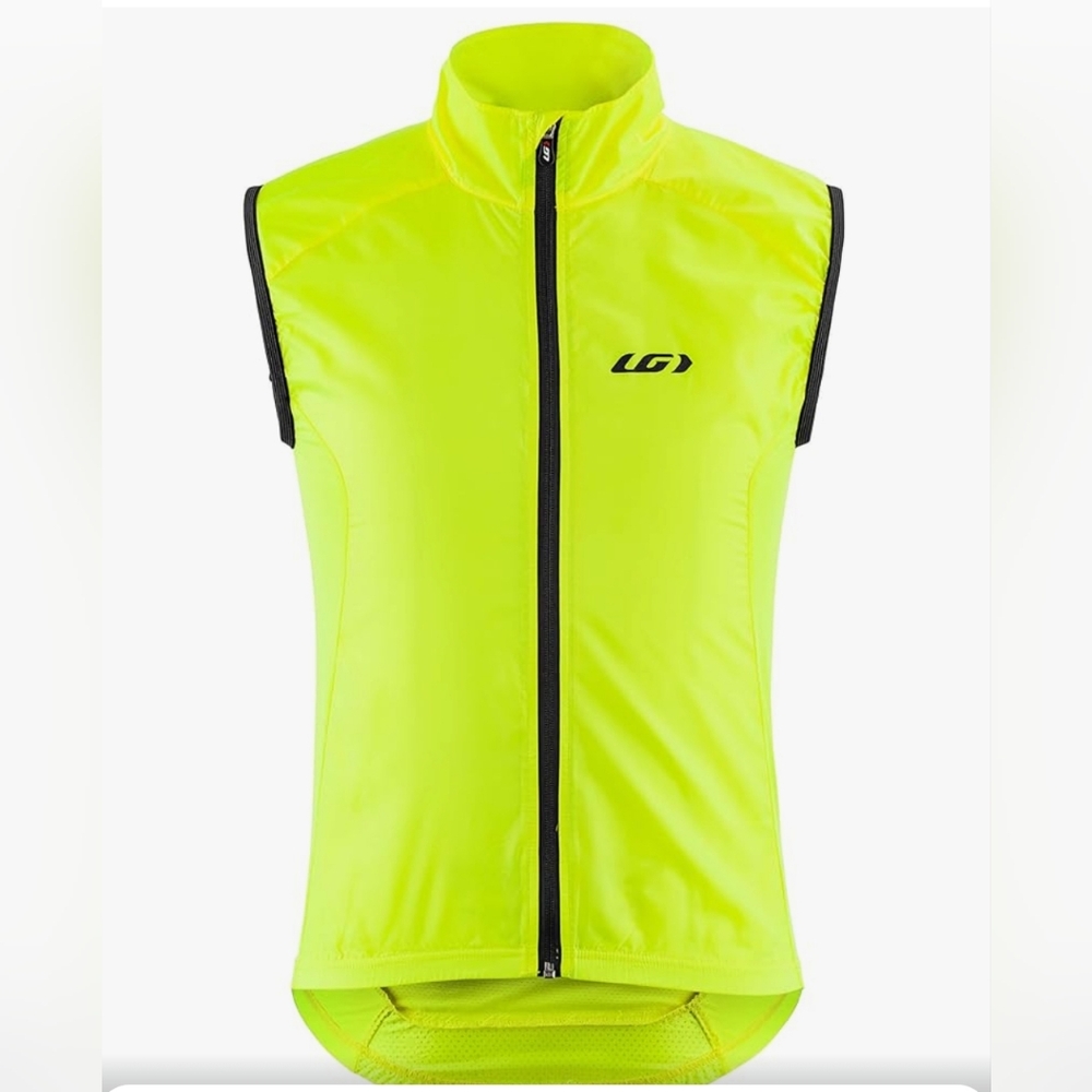 Men's Louis Garneau High-Visibility Neon Yellow Nova 2 Cycling Vest